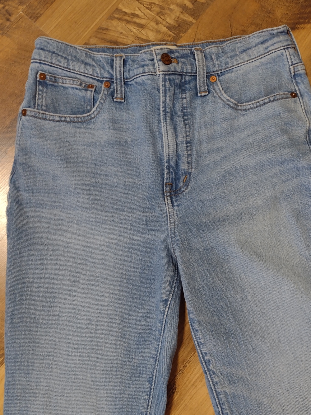 Light Wash High-Rise Vintage Inspired Women's Jeans Size 28 - Picture 3 of 16